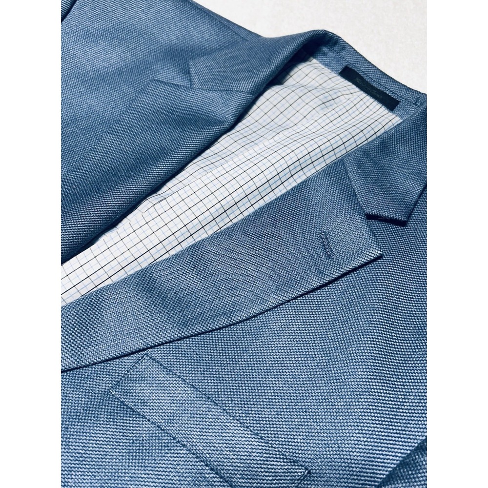 Lauren By Ralph Lauren Men's Light‎ Blue Business Casual Suit Jacket Size 43L